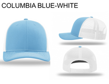 Load image into Gallery viewer, Columbia Blue/White Richardson Trucker 112