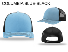 Load image into Gallery viewer, Columbia Blue/Black Richardson Trucker 112