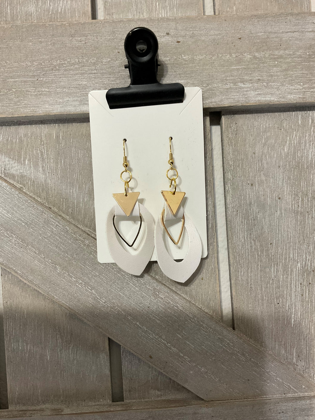 White w/gold charms