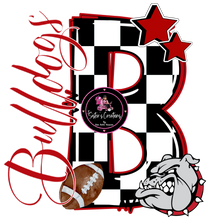 Load image into Gallery viewer, {102} Bleached Checkered Shirt-Bull Dogs
