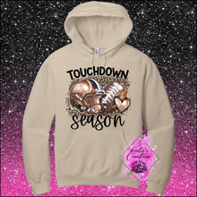 Load image into Gallery viewer, #10 Football Tan Hoodie/Sweatshirt
