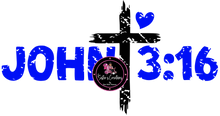 Load image into Gallery viewer, {136-137} John 3:16 - Blue
