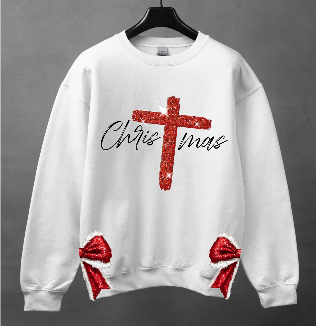 #13 Christmas- White Sweatshirt