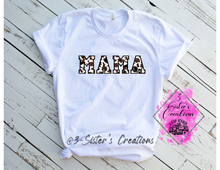 Load image into Gallery viewer, Mama Shirt-Brown Cow Print
