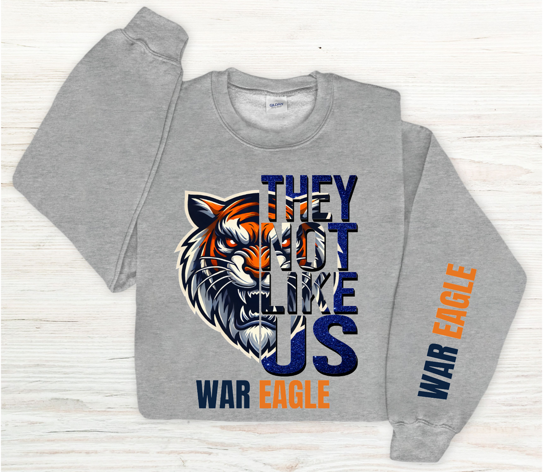 #18 Auburn Sports Gray Hoodie/Sweatshirt