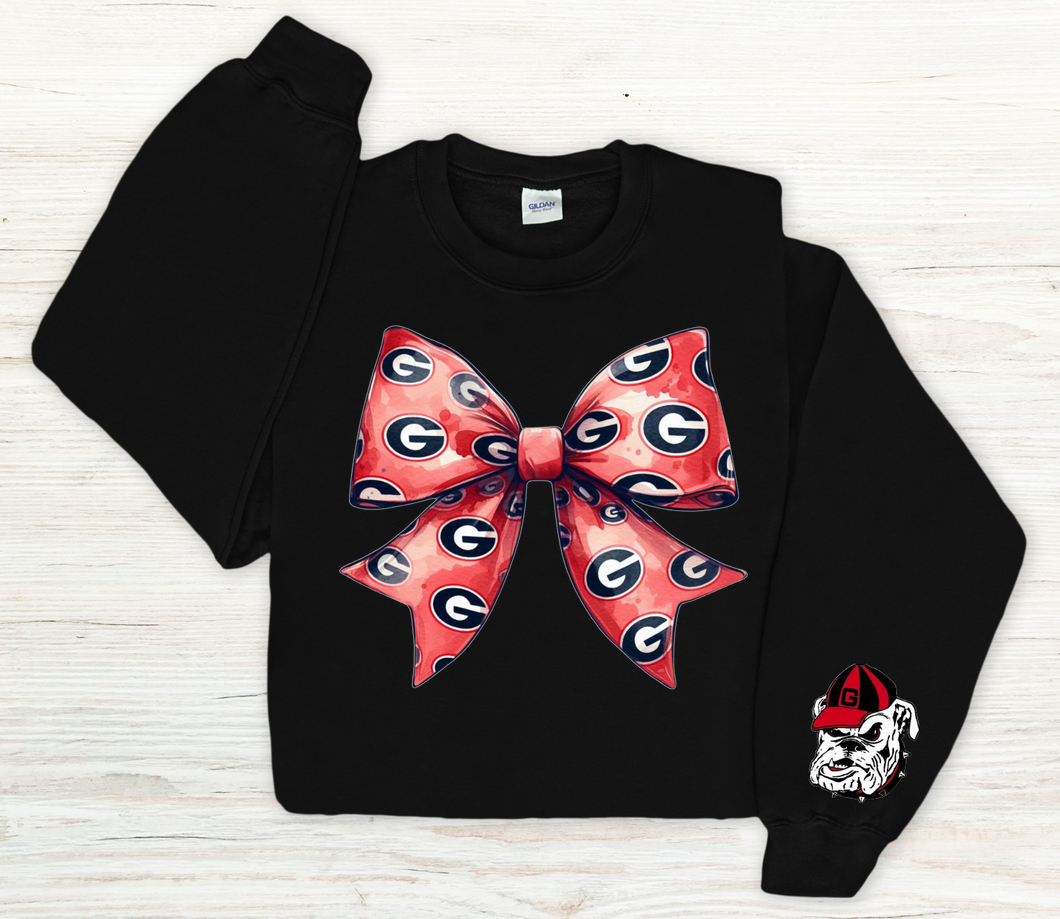 #1 Georgia Black Hoodie/Sweatshirt