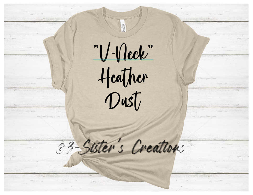 Heather Dust V-Neck