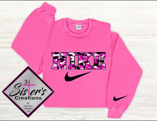 Load image into Gallery viewer, #1 Print- Safety Pink Sweatshirt
