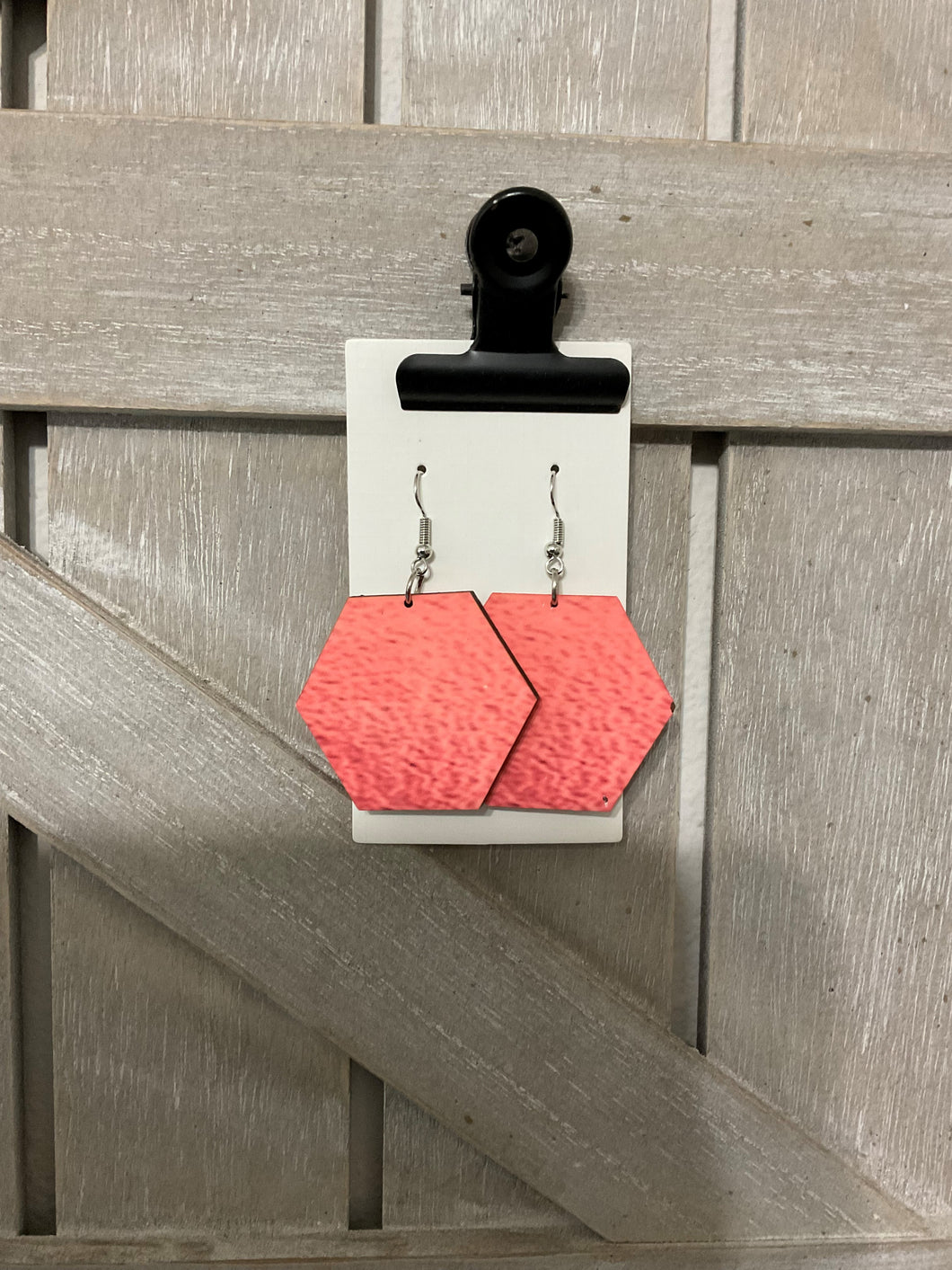 Dark Peach Earrings