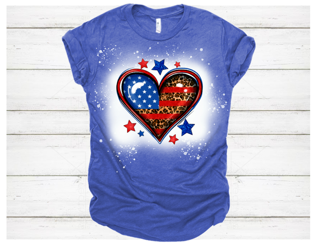 American Flag Heart