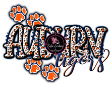 Load image into Gallery viewer, {32} Bleached Checkered Shirt-Auburn Tigers
