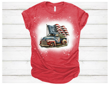 Load image into Gallery viewer, Old Truck &amp; American Flag
