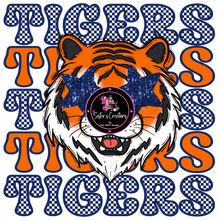 Load image into Gallery viewer, {22} Bleached Checkered Shirt-Tigers
