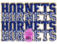 Load image into Gallery viewer, Glitter Hornets T-shirt

