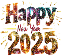 Load image into Gallery viewer, #2 New Years- Colorful 2025
