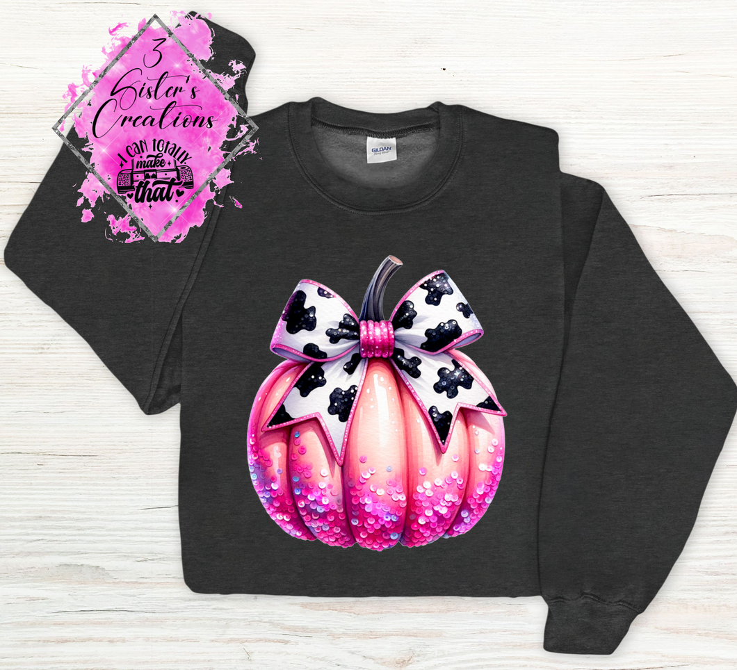 #4 Pink Cancer-Heather Black Sweatshirt