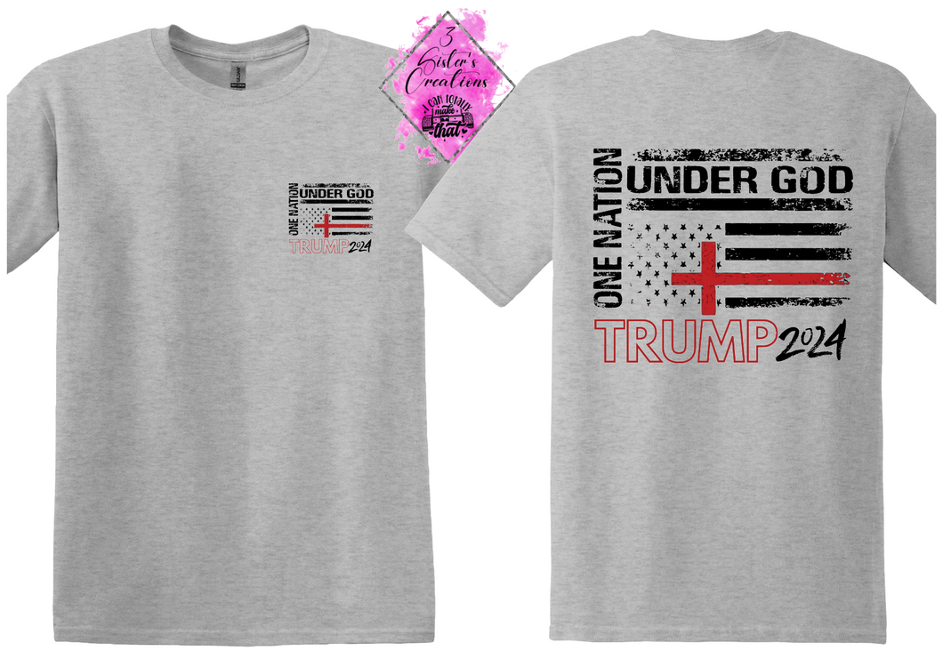 #27 Trump-Gray T-shirt