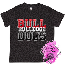 Load image into Gallery viewer, 5 Bulldogs Black Leopard Shirt
