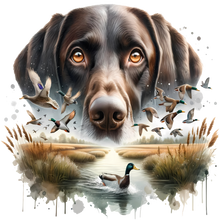 Load image into Gallery viewer, Dog &amp; Ducks
