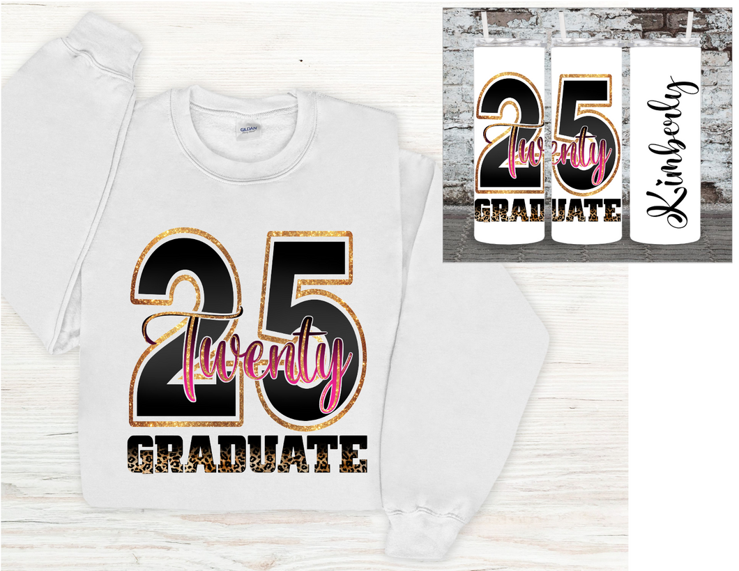 #7 Senior Set- Sweatshirt & Tumbler