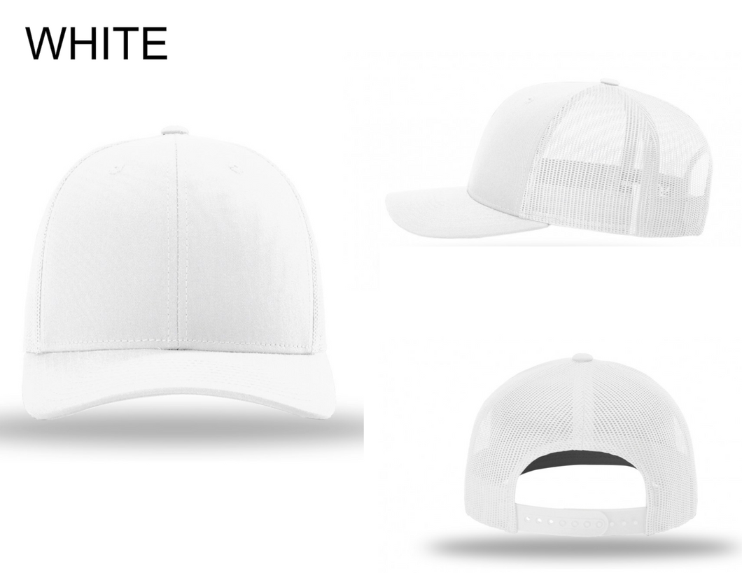 White Richardson Trucker 112