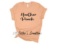 Load image into Gallery viewer, HEATHER PEACH SHIRT
