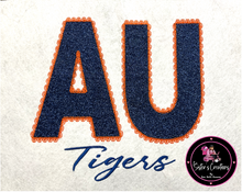 Load image into Gallery viewer, HTV Glitter Applique - AU Tigers
