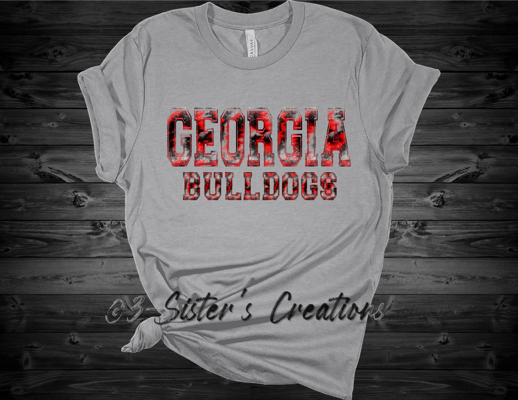 Georgia Bulldogs Tie Dye