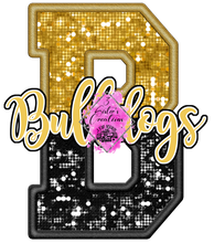 Load image into Gallery viewer, #1 Lafayette Bulldogs-Heather Black Hoodie
