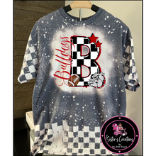 Load image into Gallery viewer, {102} Bleached Checkered Shirt-Bull Dogs
