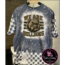 Load image into Gallery viewer, {108} Bleached Checkered Shirt-Bulldogs
