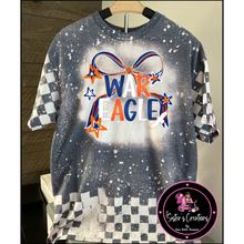 Load image into Gallery viewer, {112} Bleached Checkered Shirt-War Eagle
