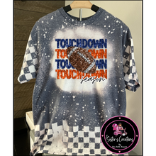 Load image into Gallery viewer, {14} Bleached Checkered Shirt-Touch Down Season
