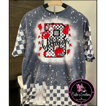 Load image into Gallery viewer, {68} Bleached Checkered Shirt-Bulldogs
