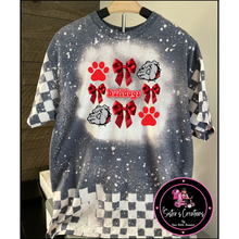 Load image into Gallery viewer, {9} Bleached Checkered Shirt-Bulldogs
