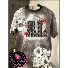 Load image into Gallery viewer, {143} Bleached Honeycomb Shirt-Roll Tide
