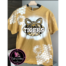 Load image into Gallery viewer, {76} Bleached Honeycomb Shirt-Dadeville Tigers
