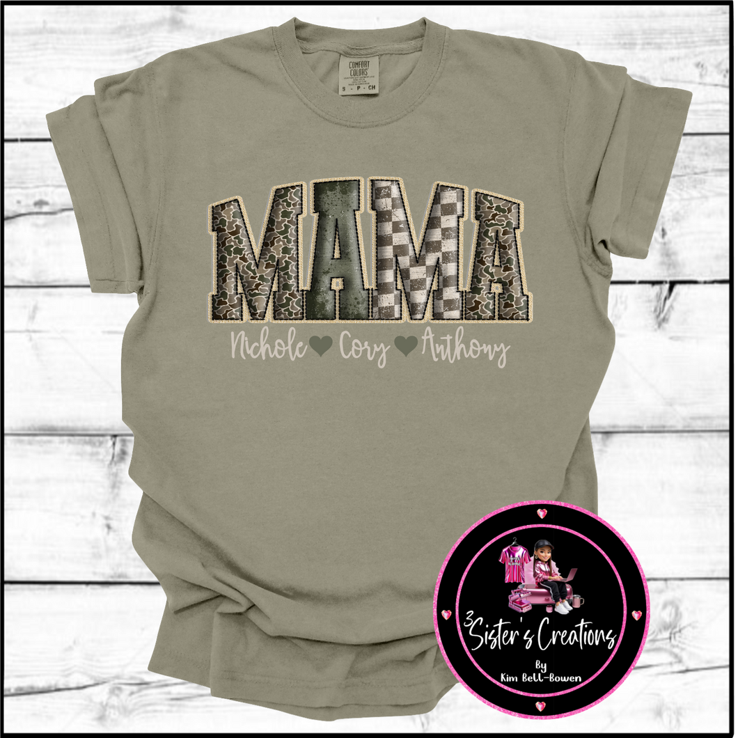 Comfort Colors- Camo Mama & Kids