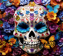 Load image into Gallery viewer, Multicolor Skull &amp; Flowers
