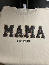 Load image into Gallery viewer, Leopard Mama Tan Sweat Shirt
