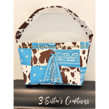 Load image into Gallery viewer, Turquoise &amp; Cow Print
