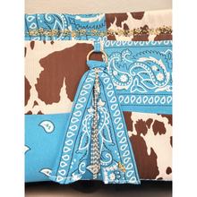 Load image into Gallery viewer, Turquoise &amp; Cow Print
