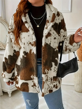 Load image into Gallery viewer, Pre Order: Cow Print Jacket {QC169238}
