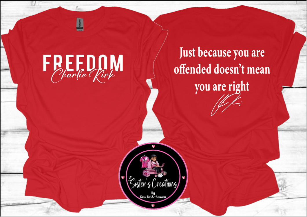 {23-34} Charlie Kirk- T-shirt