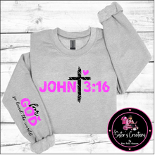 Load image into Gallery viewer, {138-139} John 3:16- Pink
