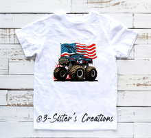 Load image into Gallery viewer, Infant-Toddler American Flag Truck
