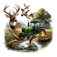 Load image into Gallery viewer, Hunting Fishing Tractor
