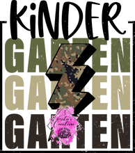 Load image into Gallery viewer, Camo Lightening Bolt
