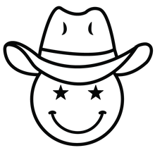 Load image into Gallery viewer, Cowboy Smiley
