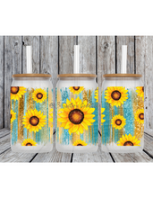 Load image into Gallery viewer, Turquoise &amp; Sunflowers
